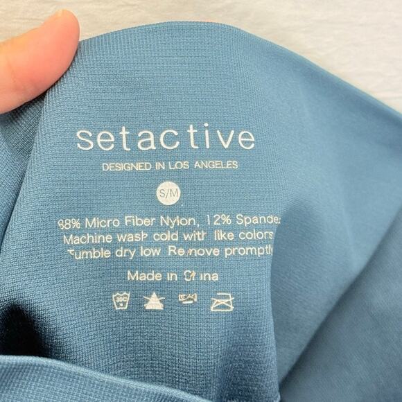 Set Active Sculptflex‎ Leggings Size S/M Blue Stone - Picture 4 of 5